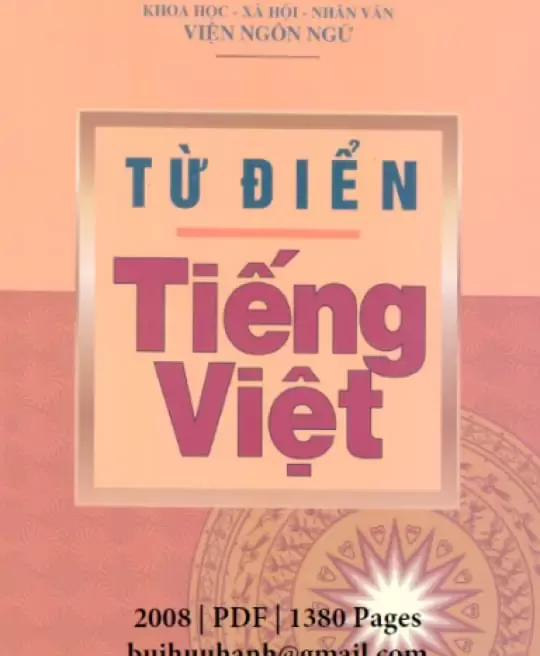 TỪ ĐIỂN TIẾNG VIỆT