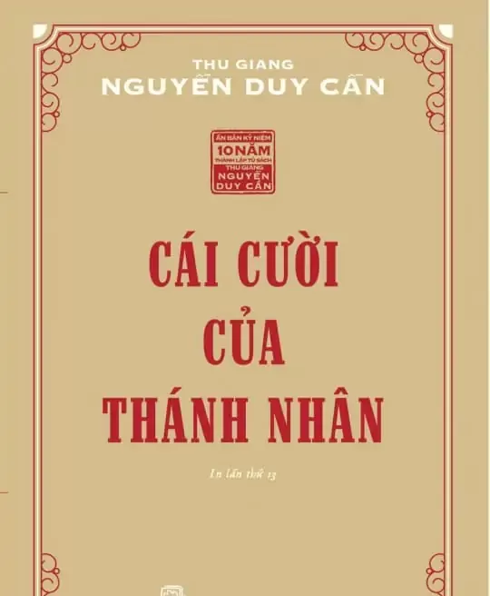 CÁI CƯỜI CỦA THÁNH NHÂN