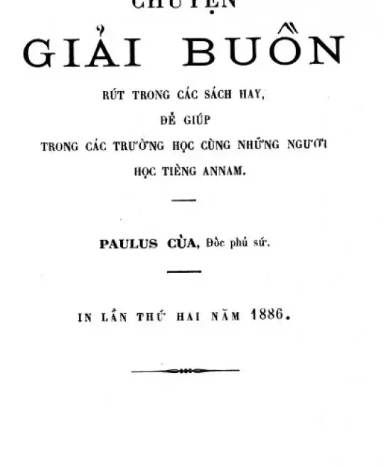 CHUYỆN GIẢI BUỒN - QUYỂN 1