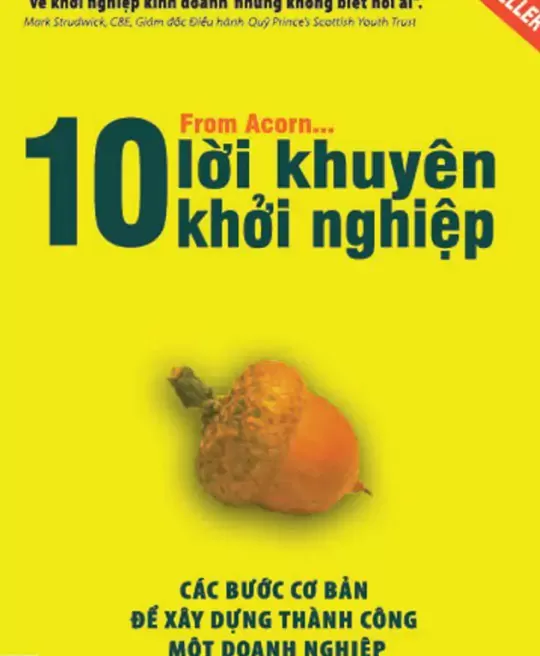 10 LỜI KHUYÊN KHỞI NGHIỆP